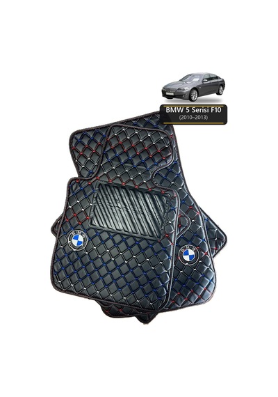 Oto Halı Paspas Bmw 5 Serisi F10 2010-2013 Uyumlu M Performance M Teknik Sport Kaymaz & Şık Tasarı - Tasarım 17