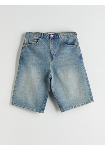Lcw Jeans Yeşil Rahat Kalıp Erkek Jean Şortolon