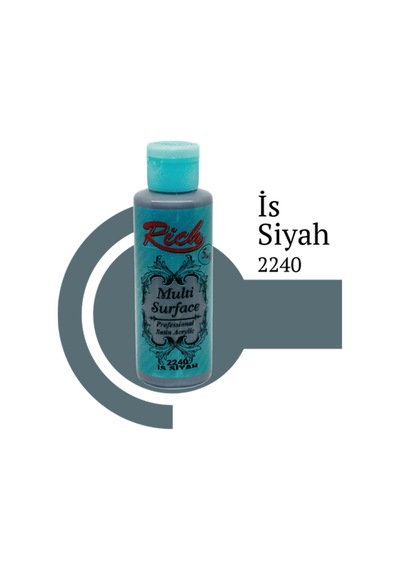 Rich Multi Surface 130 Cc 2240 Is Siyah Akrilik Boya
