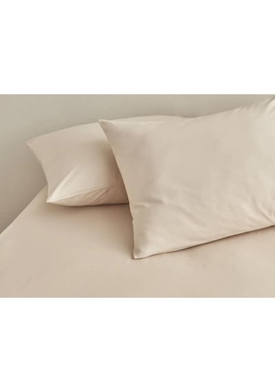 50x70cm 2adet %100 Cotton Yastık Kılıfı Krem