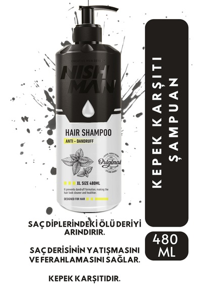 Nıshman Kepek Karşıtı Şampuan Antı-dandruff 480 Ml