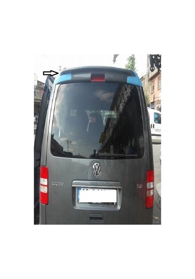 Volkswagen Caddy 2003-2013 Spoiler Astarlı Boyasız - 717510580