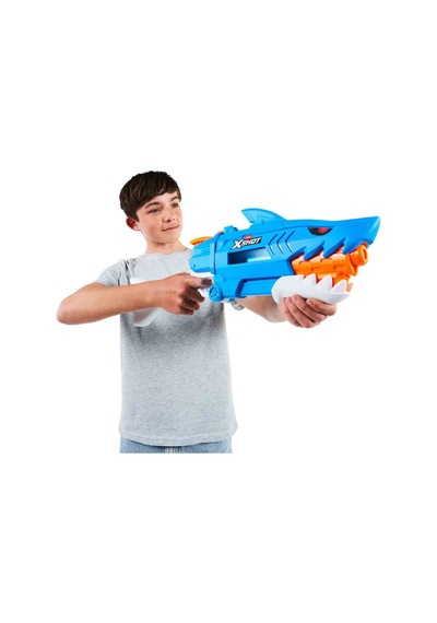 X-shot Shark Su Tabancası - 10 Metre Menzilli 700 Ml Kapasiteli Büyük Boy Su Pompası Çok Renkli