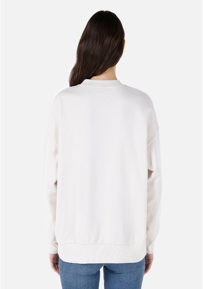 Colin's Colins Comfort Fit Kadın Baskılı Beyaz Sweatshirt Cl1067957 Q1.v1 Ofw Beyaz