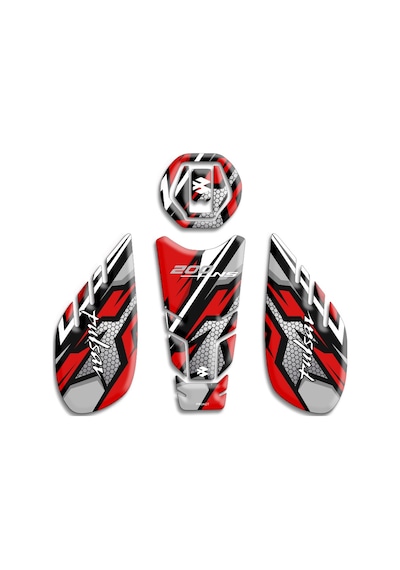Motosıklet Kaplama Bajaj Pulsar Ns200 Tank Pad Set 03