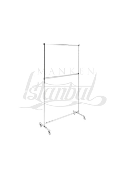 Mankenistanbul Yüksek Kalite Çift Katlı Krom Kaplama Metal Orta Stand Diğer