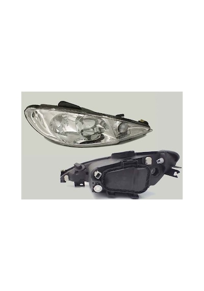 Ayfar 303330 Far Sinyal Sağ Şeffaf P206 03- 10 Elektrikli H7 H7 6205.s9