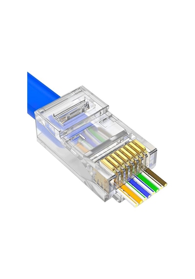 Primex Px-560C6 Rj-45 Cat6 100 Lü Paket Yeni Nesil Rj45 Jack Utp