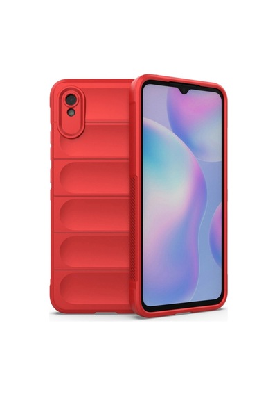 Redmi 9a Kılıf Optimum Silikon - Kırmızı İtdark38378