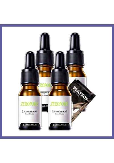 Bezos Zeropore Instant Perfection Serum - Boyun Dekolte Yüz Cilt Bakım 30 Ml X 4 Adet + Jel Nıda