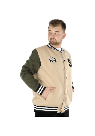 Mode Xl Büyük Beden Erkek Kolej Mont Stan 22615 Bej 001
