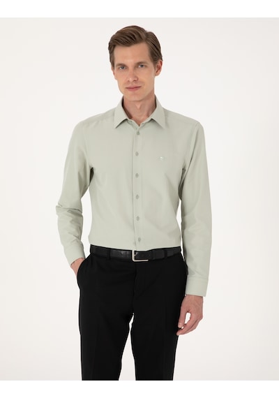 Pierre Cardin Erkek Yeşil Gömlek Basic 50316734-vr054 Yeşil Pierre Cardin Erkek Yeşil Gömlek Basic 50316734-vr054 Yeşil