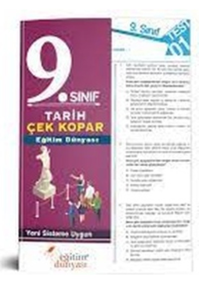 9. Sınıf Tarih Çek Kopar Yaprak Test Eğitim Dünyası Yayınları