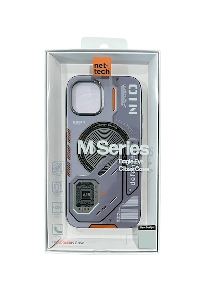 Nettech Apple Uyumlu iPhone 15 Nt-n043 Arka Koruma Kılıf - Gri Gri