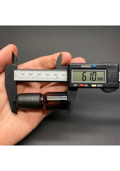 3 Ml Amber Cam Roll-on Şişe , Cam Esans Şişesi , 3cc Cam Bilyeli Şişe X 6 Adet