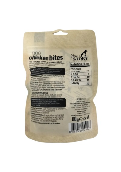 Dog Chicken Bites 3x80gr. Tavuklu, Köpek Ödül Maması