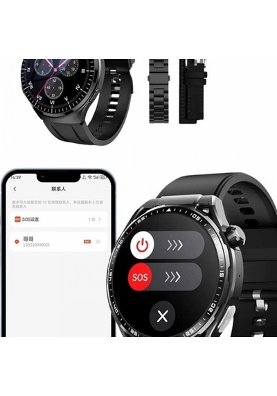 Üç Kordonlu Akıllı Saat Nabız Ölçer Bluetooth Arama Ve Sağlık Takip Özellikli