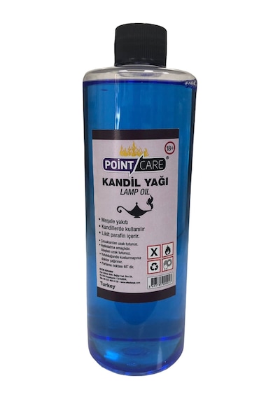 250ml Mavi Kandl Yağı Kokusuz Dumansız İç Mekan Gaz Lambası Yakıt