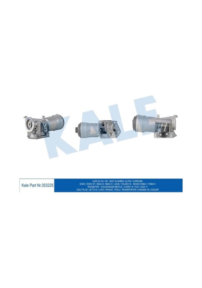 KALE 353225 YAĞ SOĞUTUCU CADDY III GOLF V JETTA III PASSAT T5 A3