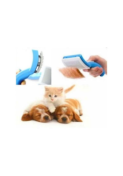 Petzoom Köpek Tarağı ve Tüy Alıcı Tarama Fırçası Bakım Seti