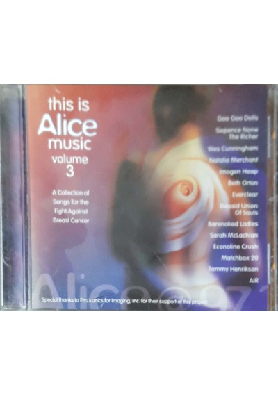 Plak Değildir Cd Dir Cd This İs Alice Music Volume 3 Cd