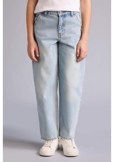 Defacto Baggy Fıt Jean Pantolon Kız Çocuk G4650a826smnm39 Mavi-nm39