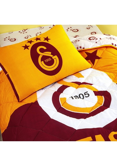 Taç Lisanslı Galatasaray Logo Tek Kişilik Yorgan Seti 000000001000047034