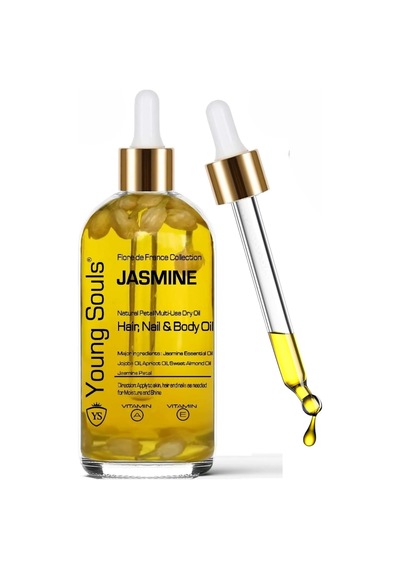 Aromatherapy Jasmine Multi Use Oil Yasemin Yüz Saç Tırnak & Vücut Bakım Kuru Yağ 100 Ml 0.3 ML