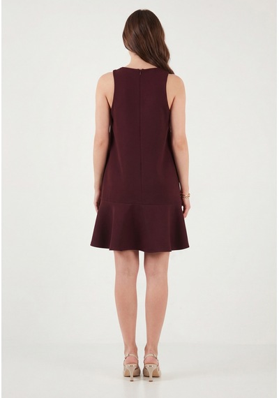 Lela Bayan Elbise 6525734 Bordo