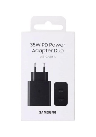 Samsung Uyumlu EP­TA220N Wall İkili Hızlı Şarj Adaptörü (35W­15W) ­ Siyah