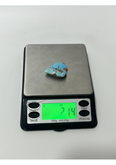 Doğal İran Nişabur Firuze Turkuaz Taşı 21,4 Karat - 4,25 Gram T127