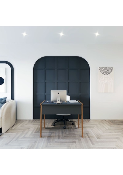 Zenith Çalışma Masası 90cm Antrasit Ceviz
