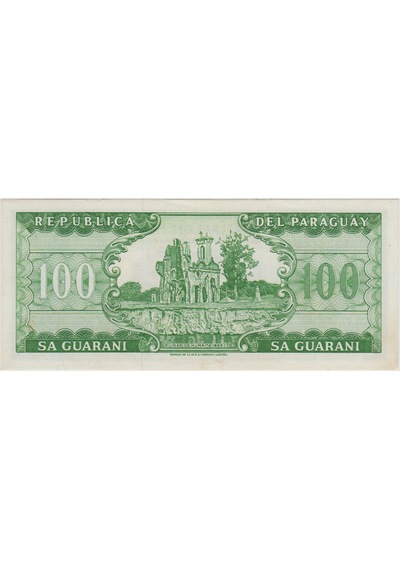 Paraguay 100 Guarani 1992 Çil