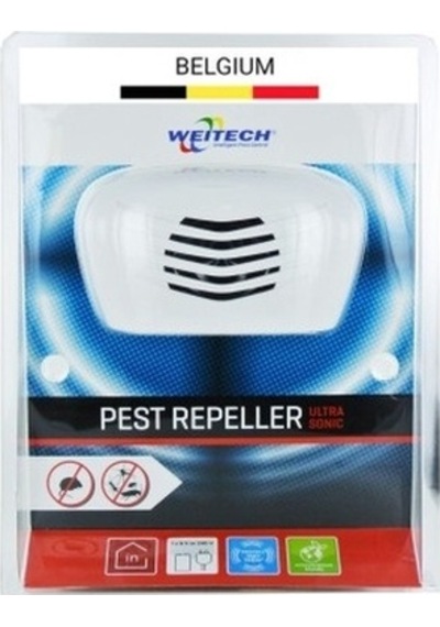 Weitech Belçika Malı WK0220- Haşere Fare Örümcek Kovucu Ultrasonik - 140 m²