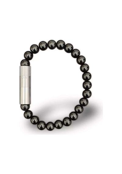Les Fines Lames Punch Bileklik Steel Oniks 8 MM - M