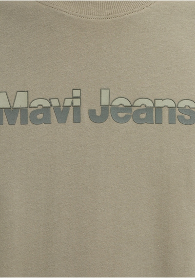 Mavi - Mavi Jeans Baskılı Yeşil Tişört 0613563-71818