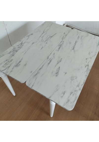 110 X 45 Katlanır Masa Mermer Desen
