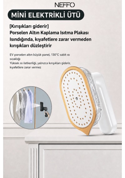 Taşınabilir El Tipi Giysi Buharlayıcı Katlanabilir Buharlı Ütü Ev Kullanımı İçin Mini Buharlı Ütü Seyahat El Tipi Ütü Makinesi