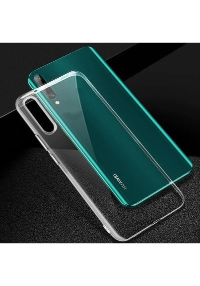 Huawei P Smart Pro 2019 İle Uyumlu Kılıf Şeffaf Esnek Silikon Telefon Kılıfı Kapak