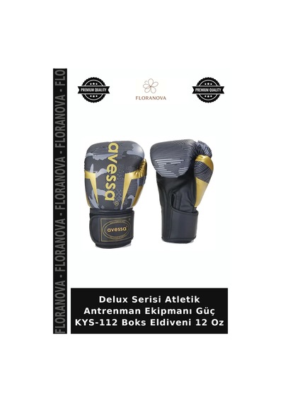 Delux Serisi Atletik Antrenman Ekipmanı Güç Kys-112 Boks Eldiveni 12 Oz Çok Renkli