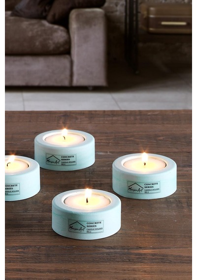 Holder 6'lı Set Mumluk Tea Light Mumluk Seti Dekoratif Şamdan Mumluk 001