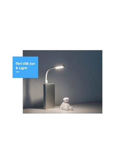 Rock Space Pratik Taşınabilir Mini Usb Fan & Masa Lambası