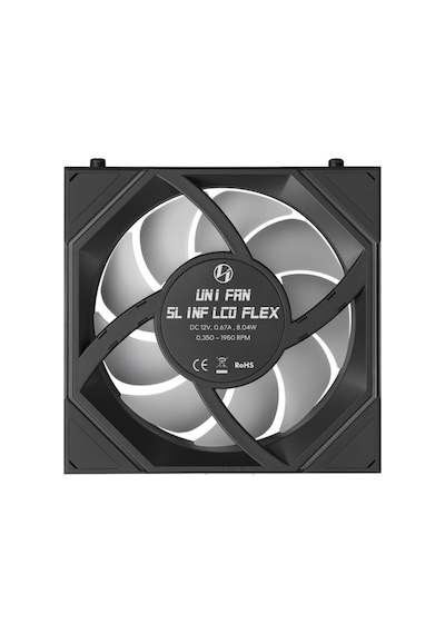 Lian Li Unı Fan Sl Inf Lcd Flex 1x120mm Siyah Kasa Fanı Azaz0llı0152