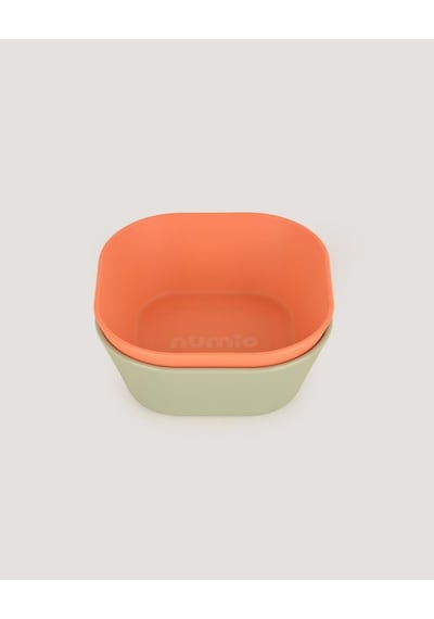 Let's Be Child 2'li Kare Kase Sage Green-peach