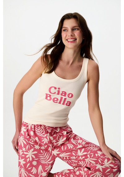 Penti Gül Kurusu Ciao Pantolon Pijama Takımı
