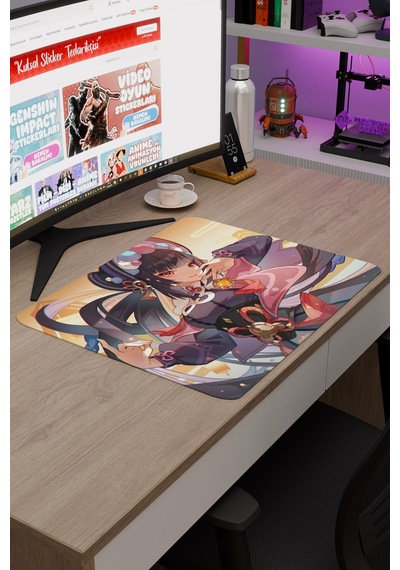 Yun Jin Genshin Impact Anime Oyuncu V2 - 48x40 Xl Gaming Mouse Pad Fare Altlığı