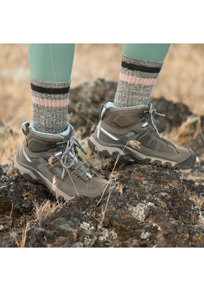 Keen Targhee Iıı Mid Wp Outdoor Kadın Bot 1018178 Gri