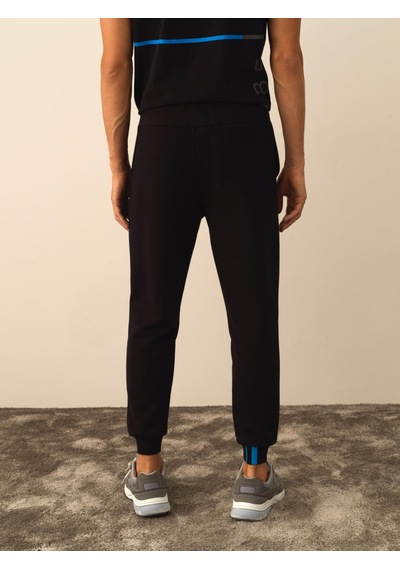 Xint Siyah Pamuk Dokulu Regular Fit Sweat Pantolon 380157