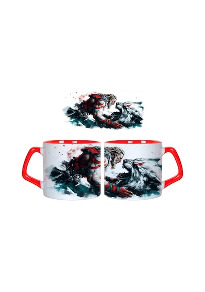 The God Of War Kupa Bardak Tek Adet 0507 Çok Renkli