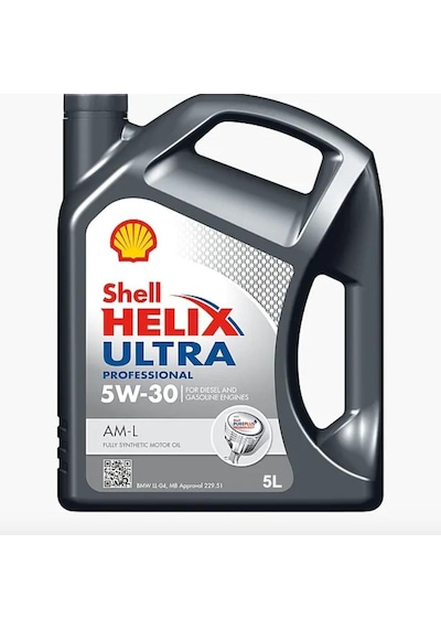 Shell Helix Ultra Pro Am-L 5W-30 Tam Sentetik Motor Yağı 5 L